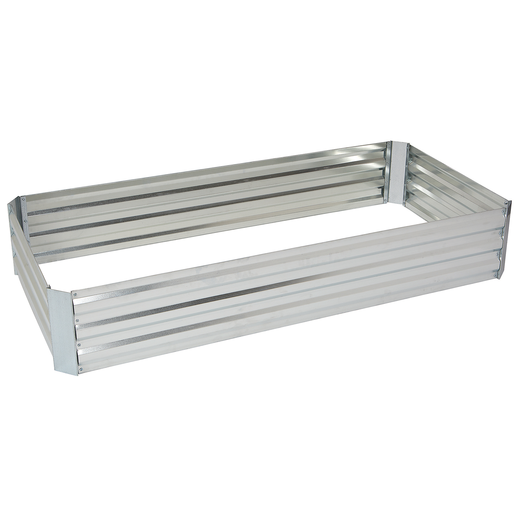 Ironton Galvanized Steel Raised Garden Bed, 6ft. x 3ft. Northern Tool